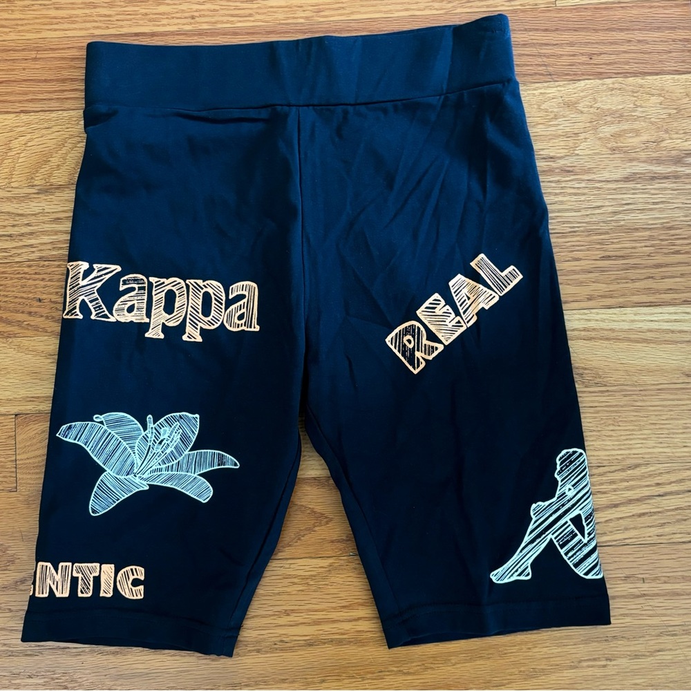 Kappa Authentic Graphik Teresa Bike Shorts Women’s Small Multicolor Casual New
